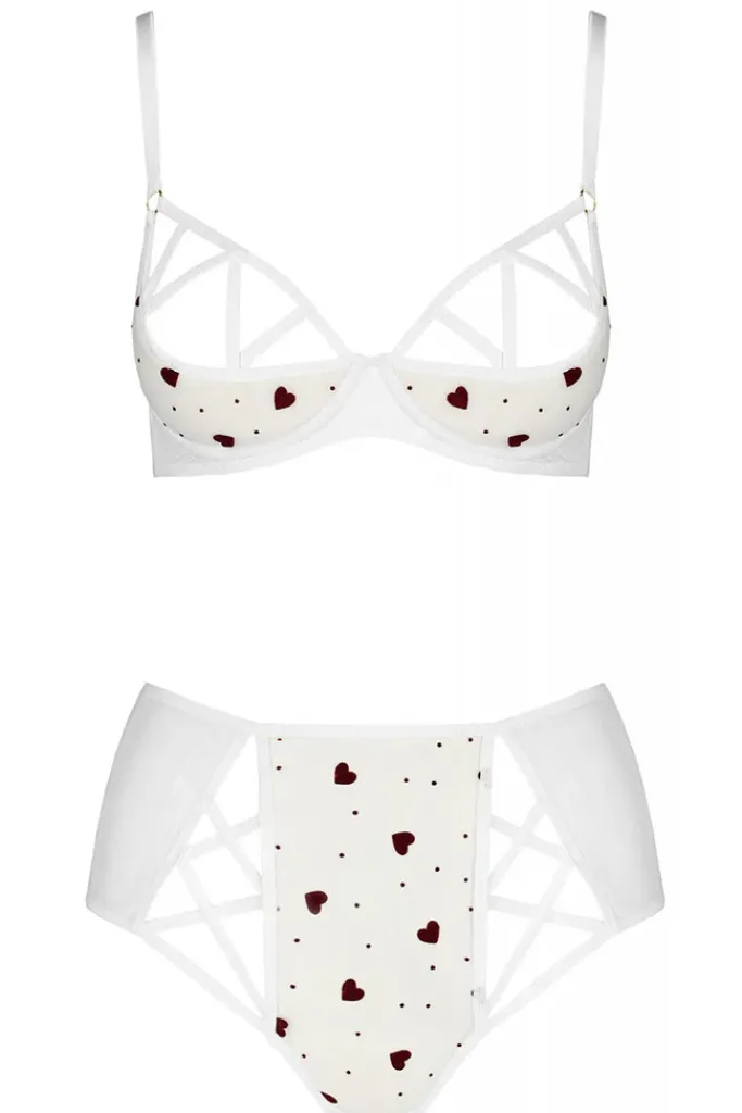 Passion Lingerie Passion Lovelia Bikini Lingerie Set White