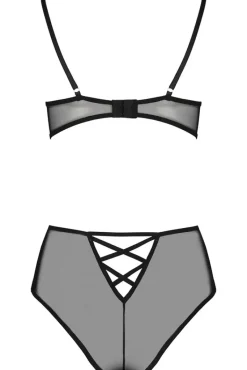 Passion Lingerie Passion Lovelia Bikini Lingerie Set Black