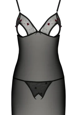 Passion Lingerie Passion Lovelia Chemise Black