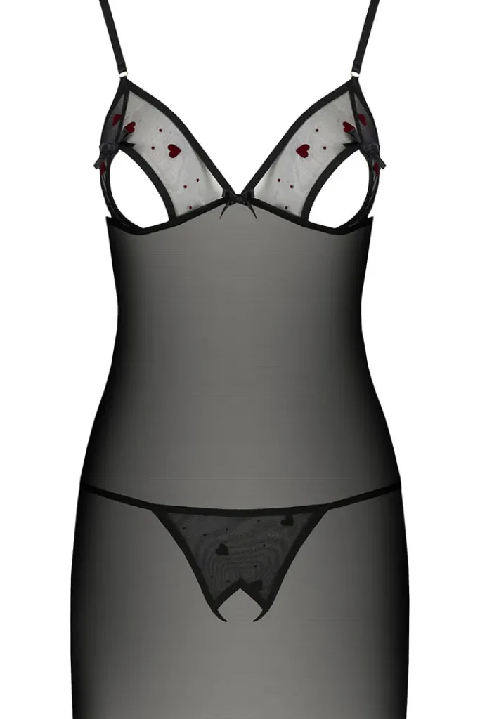 Passion Lingerie Passion Lovelia Chemise Black