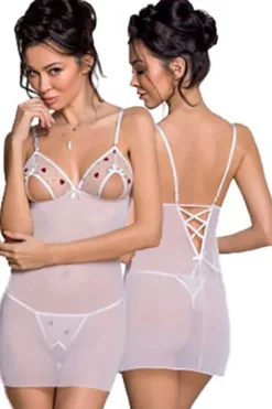 Passion Lingerie Passion Lovelia Chemise White
