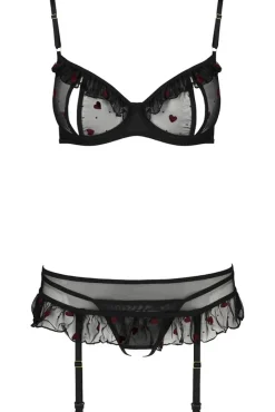 Passion Lingerie Passion Lovelia Lingerie Set Black