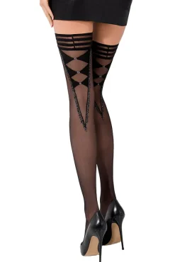 Passion Lingerie Passion Nero Black Hold-Ups ST024