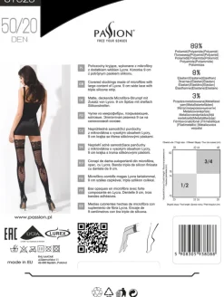 Passion Lingerie Passion Nocciola Brown Hold-Ups ST024
