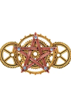 Engineerium Penta Meridia Brooch. Steampunk by Anne Stokes EN9