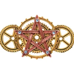 Engineerium Penta Meridia Brooch. Steampunk by Anne Stokes EN9