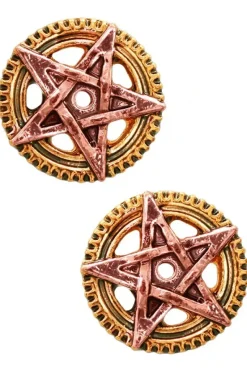 Engineerium Penta Meridia Earrings. Steampunk by Anne Stokes EN8