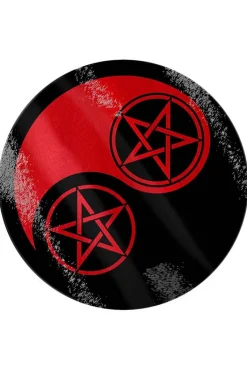 Grind Pentagam Yin Yang Glass Chopping Board