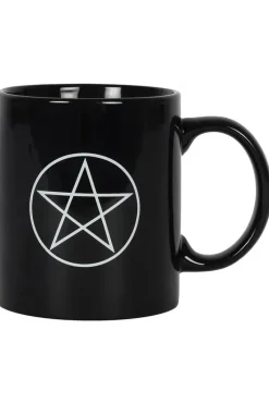 Something Different Pentagram Black Mug