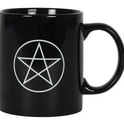 Something Different Pentagram Black Mug