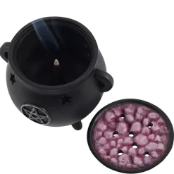 Something Different Pentagram Cauldron Incense Cone Holder