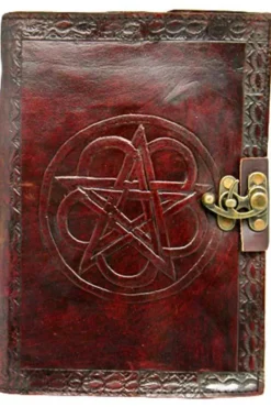 Nemesis Now Pentagram Leather Embossed Journal with Lock