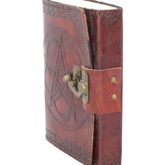 Nemesis Now Pentagram Leather Embossed Journal with Lock