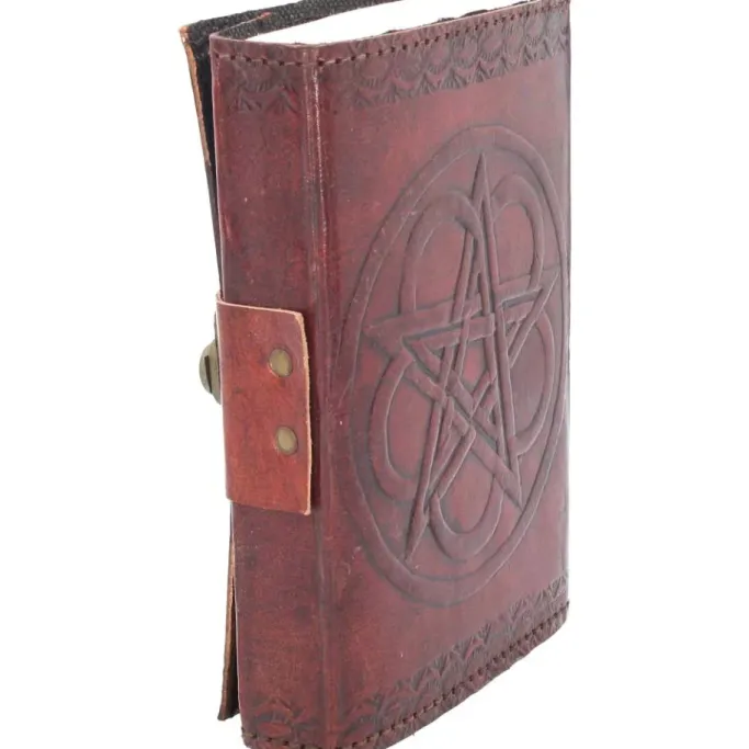 Nemesis Now Pentagram Leather Embossed Journal with Lock