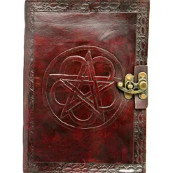 Nemesis Now Pentagram Leather Embossed Journal with Lock