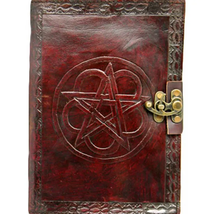 Nemesis Now Pentagram Leather Embossed Journal with Lock