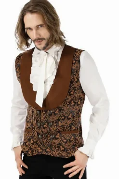Pentagramme Aristocrat Steampunk Vest Brown