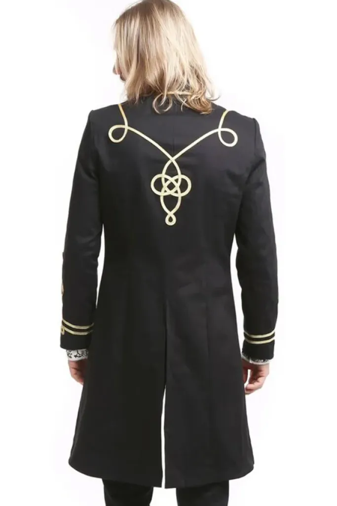 Pentagramme Gold Officer Gothic Coat