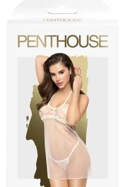 Penthouse All Yours Mesh Dress White