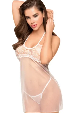Penthouse All Yours Mesh Dress White