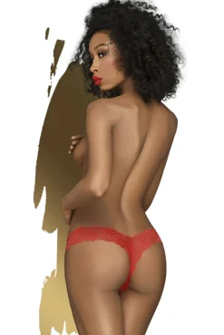 Penthouse Dangerous Darling Panties Red