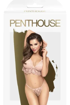Penthouse Double Spice Lingerie Set Nude