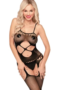 Penthouse Hot Nightfall Black Bodystocking