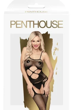 Penthouse Hot Nightfall Black Bodystocking