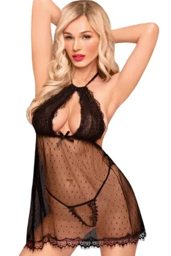Penthouse Libido Boost Black Babydoll (S/M)
