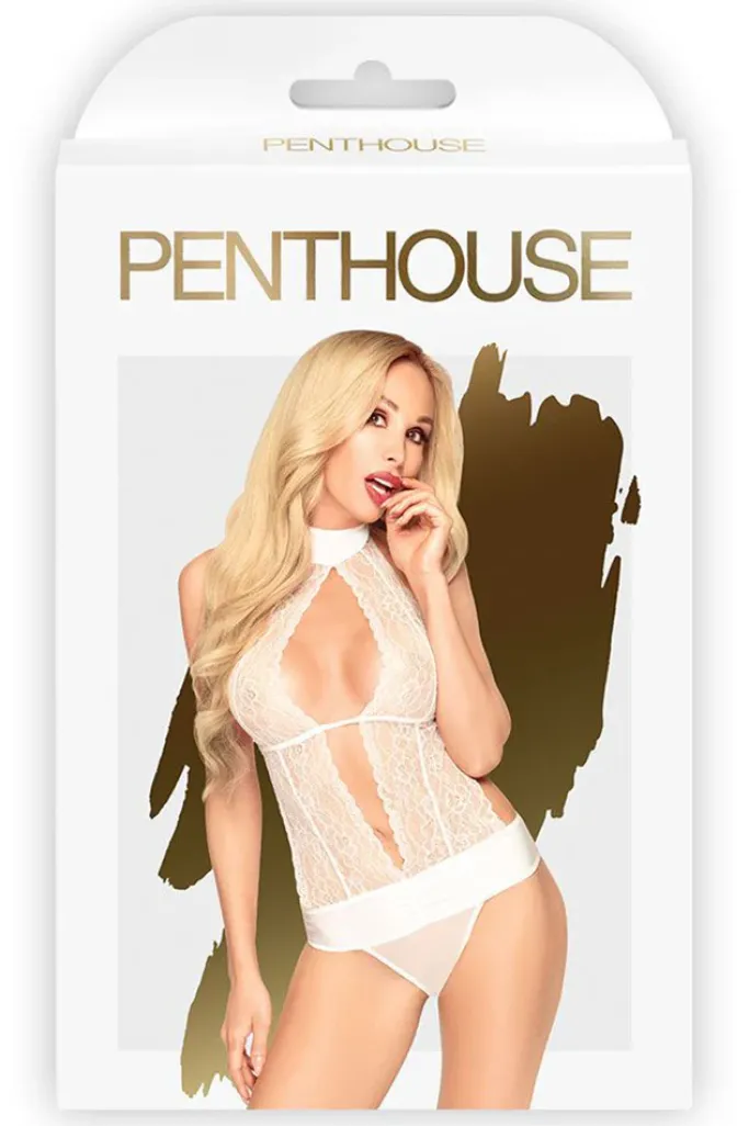 Penthouse Perfect Lover White Playsuit