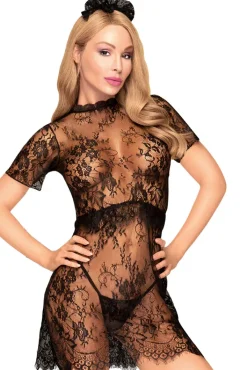 Penthouse Poison Cookie Dress Black