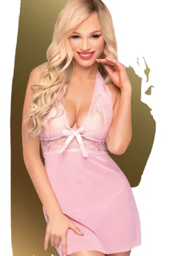Penthouse Sweet and Spicy Chemise Pink