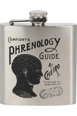 Something Different Phrenology Hip Flask
