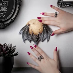 Alchemy Gothic Phul Moon Bat Ornament