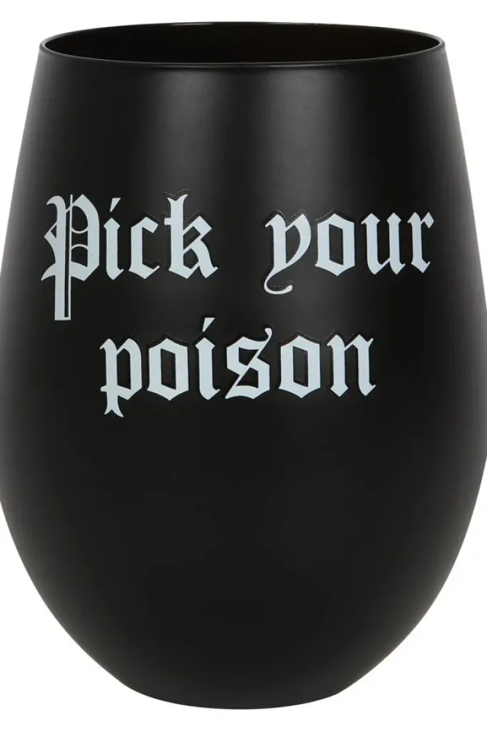 Something Different Pick Your Poison Stemless Wine Glass
