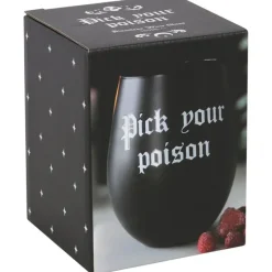 Something Different Pick Your Poison Stemless Wine Glass