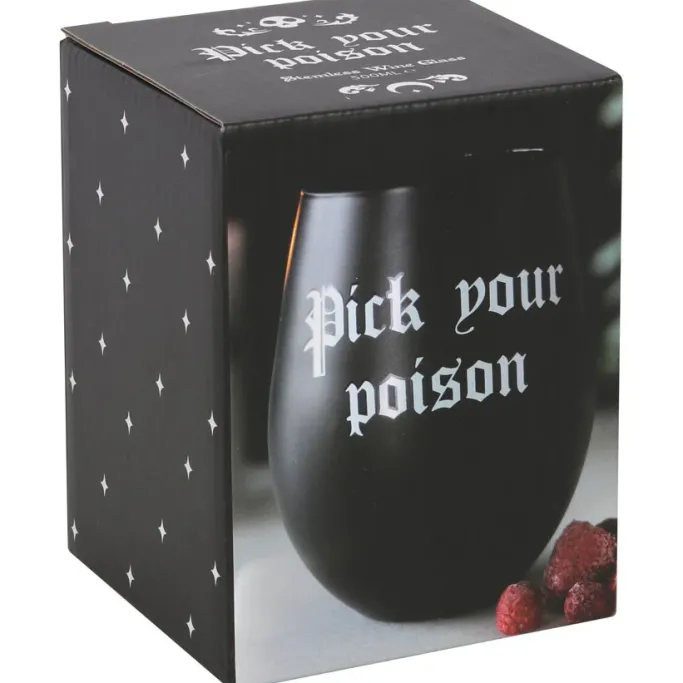 Something Different Pick Your Poison Stemless Wine Glass