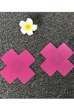 Nipple Pasties Pink Cross Pasties