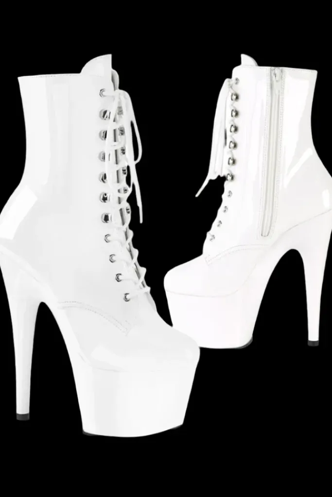 Pleaser ADORE 1020 Boots White