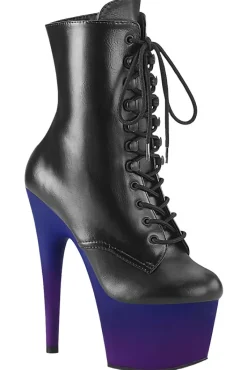 Pleaser ADORE 1020BP Black Blue Boots