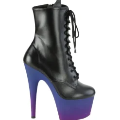 Pleaser ADORE 1020BP Black Blue Boots