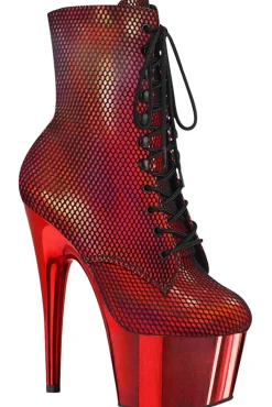 Pleaser ADORE 1020HFN Red Boots