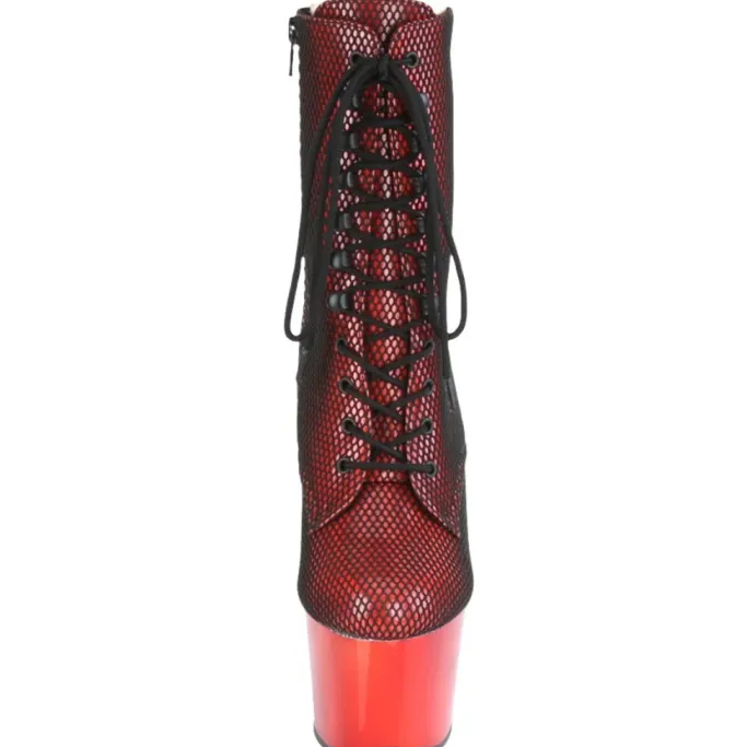 Pleaser ADORE 1020HFN Red Boots