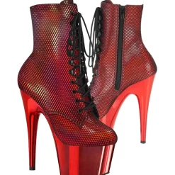 Pleaser ADORE 1020HFN Red Boots