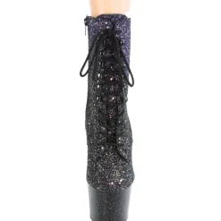 Pleaser ADORE 1020OMBG Purple Glitter Boots