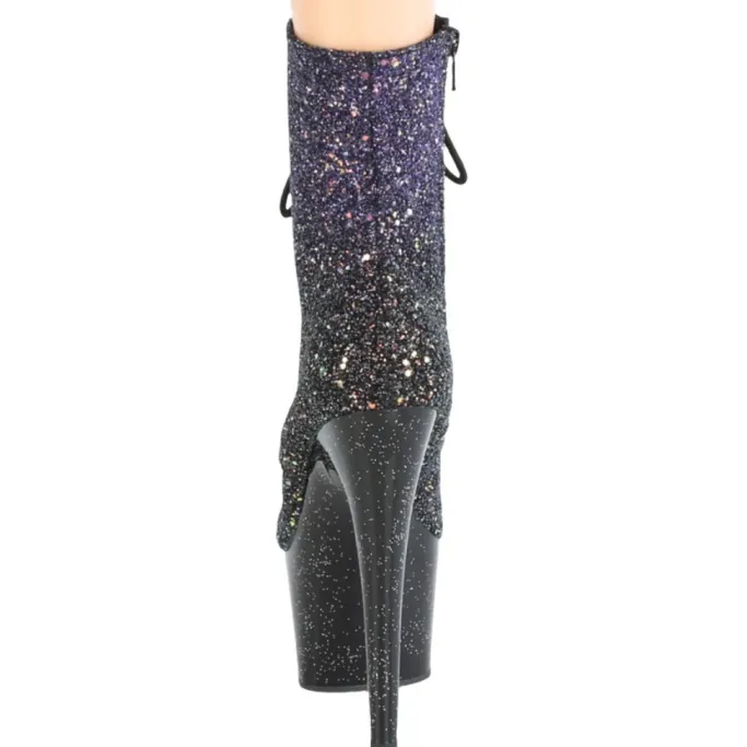Pleaser ADORE 1020OMBG Purple Glitter Boots