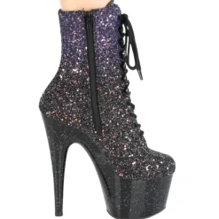 Pleaser ADORE 1020OMBG Purple Glitter Boots