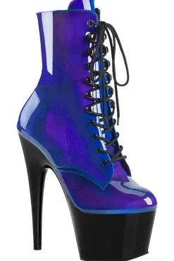 Pleaser ADORE 1020SHG Blue Purple Boots