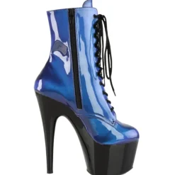 Pleaser ADORE 1020SHG Blue Purple Boots