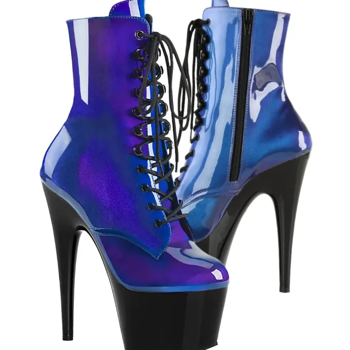 Pleaser ADORE 1020SHG Blue Purple Boots